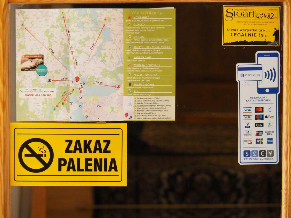 Pokoje Zabi Staw Mikołajki Exteriör bild